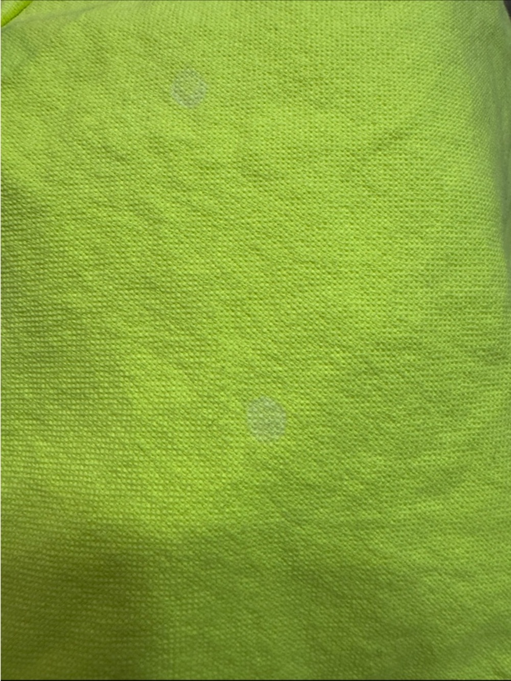 Ralph Lauren Neon Yellow-Green Custom Fit Button Down Shirt Women's Size XL - Picture 16 of 16